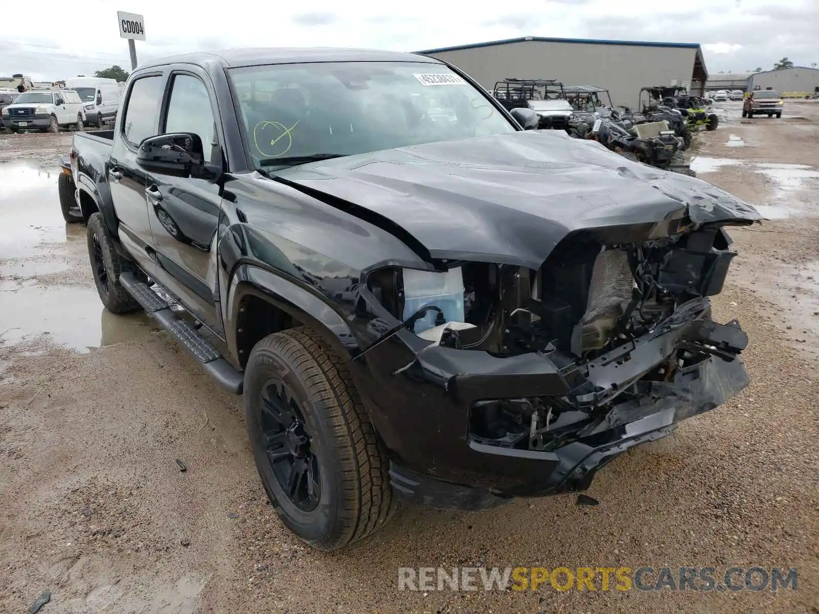 1 Photograph of a damaged car 5TFAX5GN7KX135422 TOYOTA TACOMA 2019