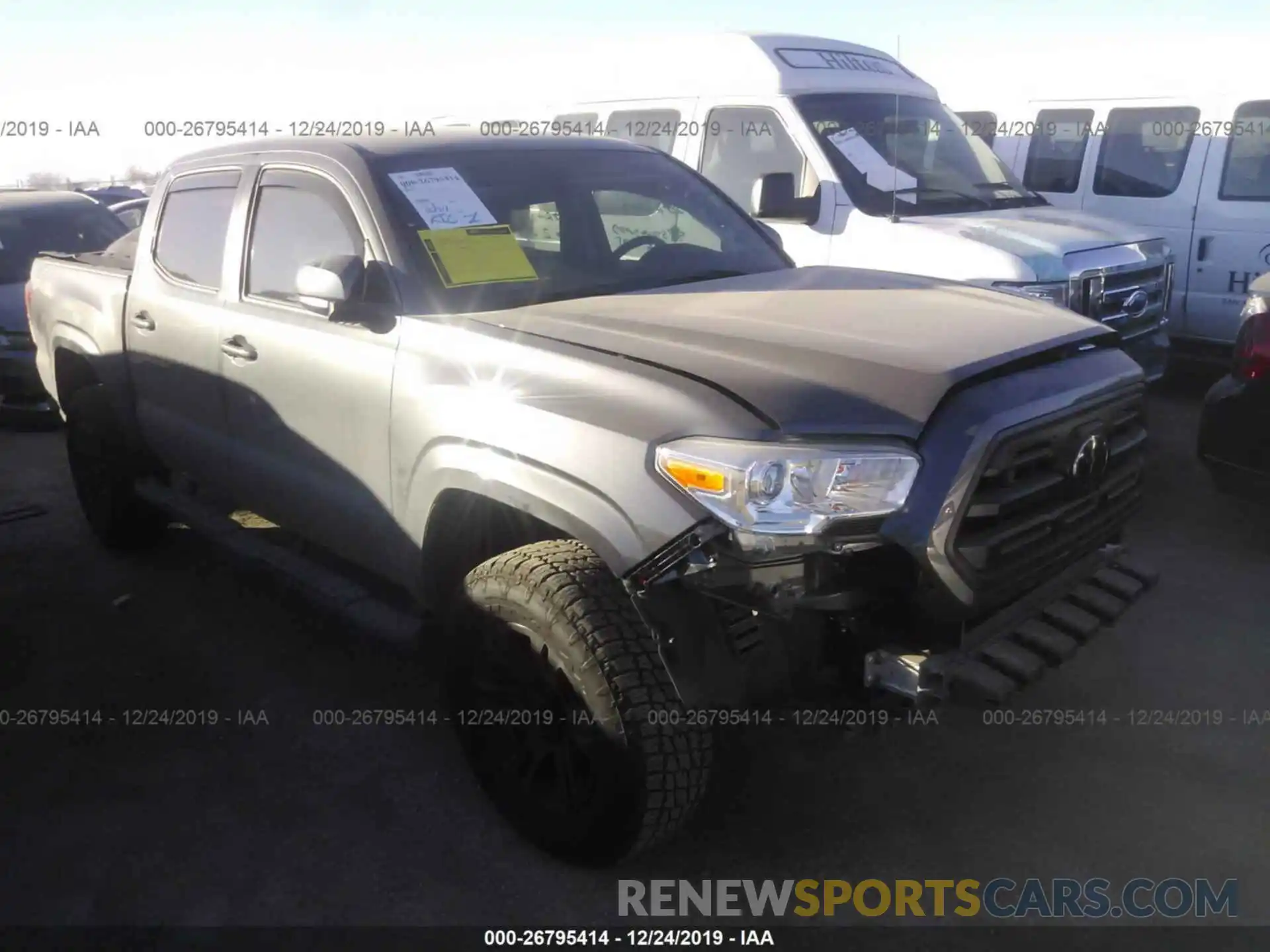 1 Photograph of a damaged car 5TFAX5GN7KX137347 TOYOTA TACOMA 2019