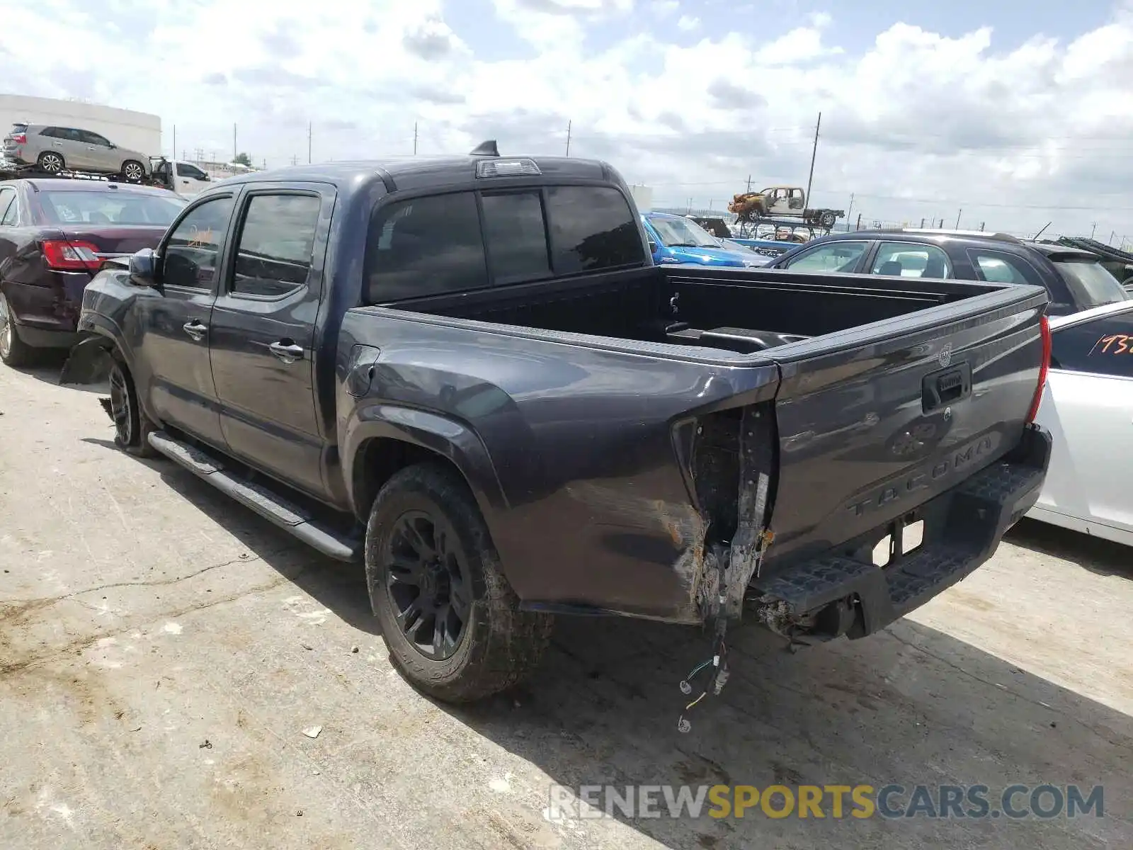 3 Photograph of a damaged car 5TFAX5GN7KX138675 TOYOTA TACOMA 2019