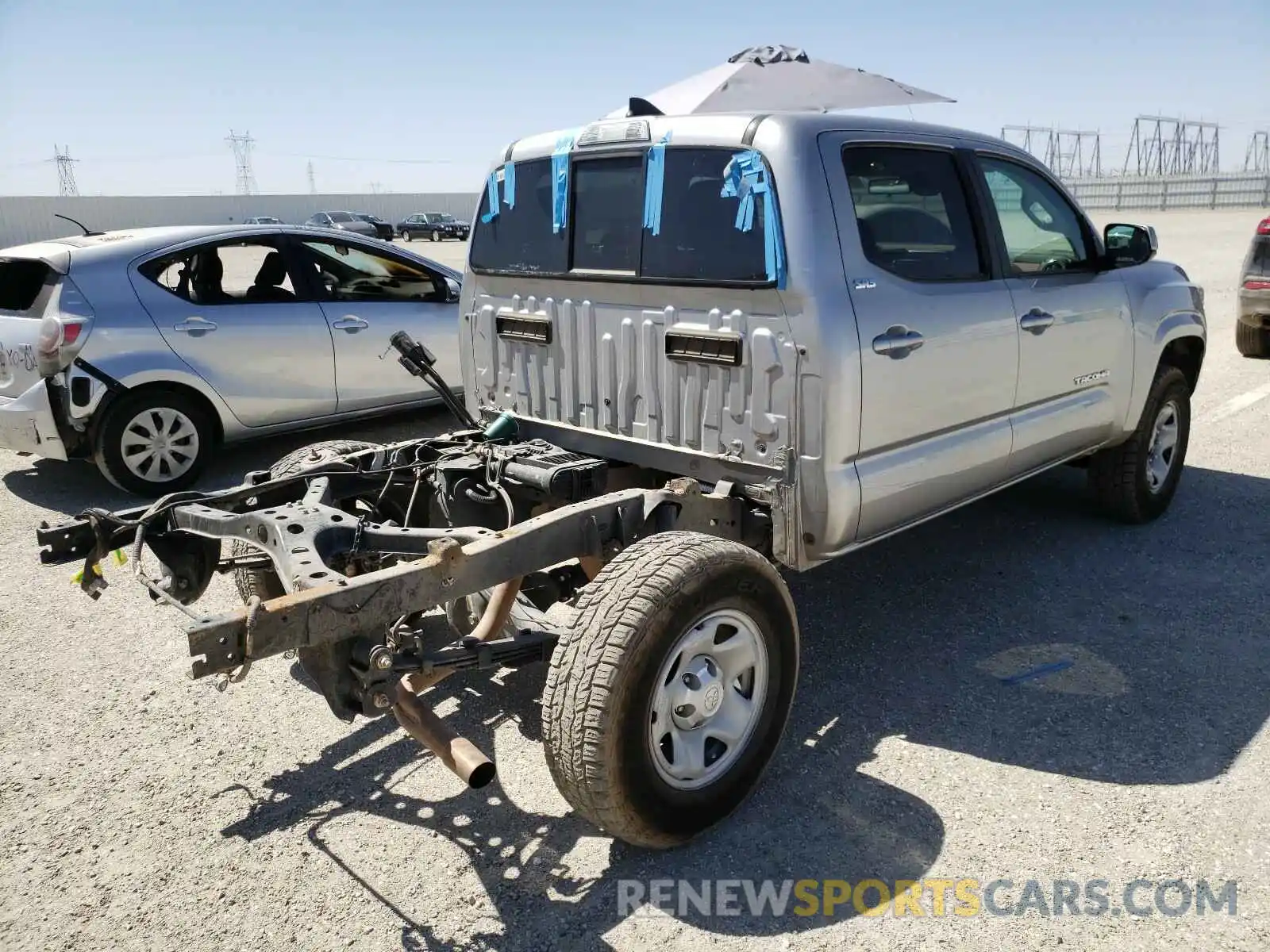 4 Photograph of a damaged car 5TFAX5GN7KX140071 TOYOTA TACOMA 2019