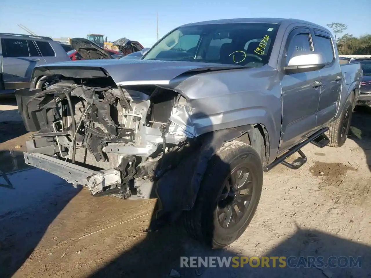 2 Photograph of a damaged car 5TFAX5GN7KX140507 TOYOTA TACOMA 2019