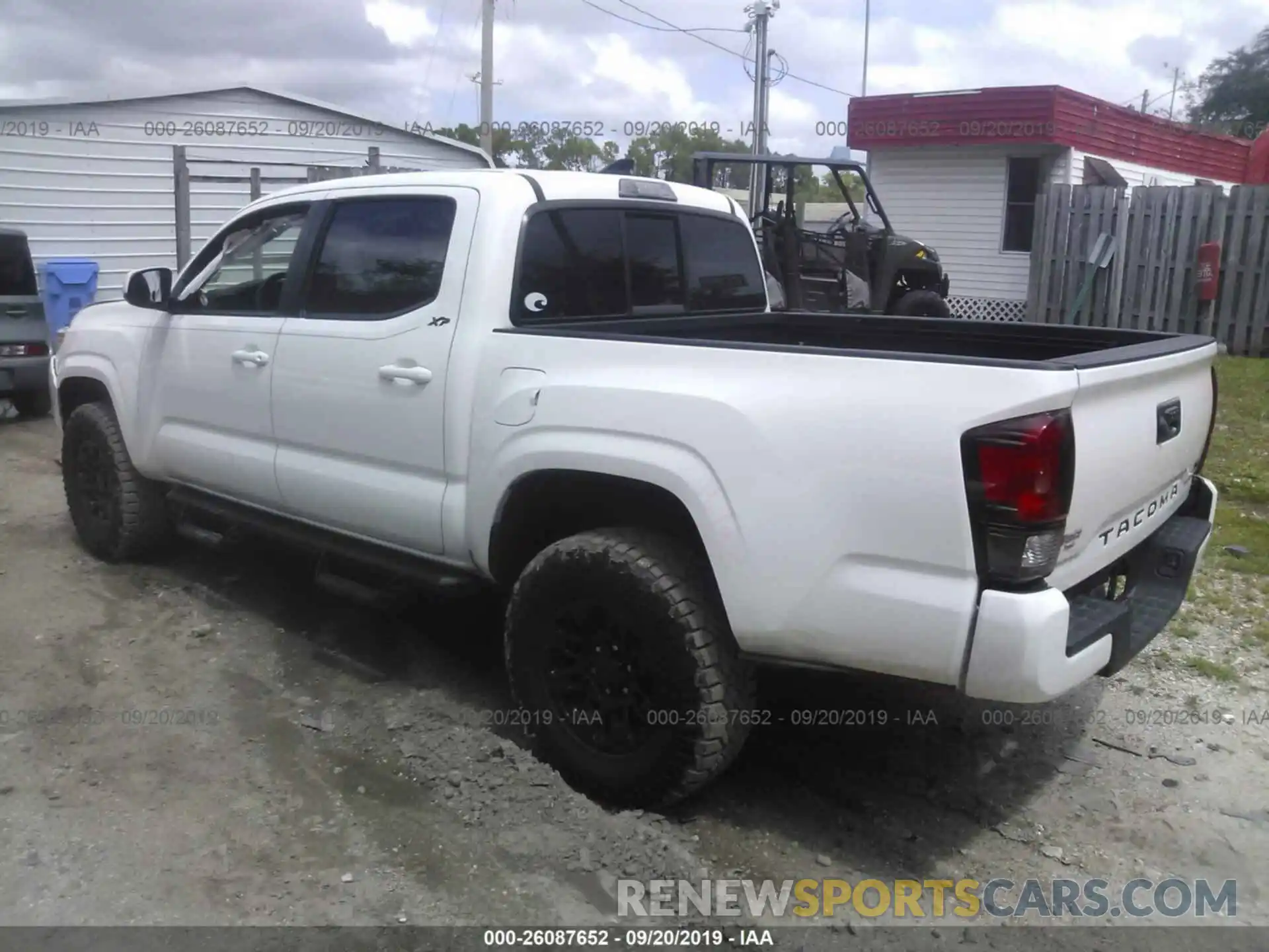 3 Photograph of a damaged car 5TFAX5GN7KX141270 TOYOTA TACOMA 2019