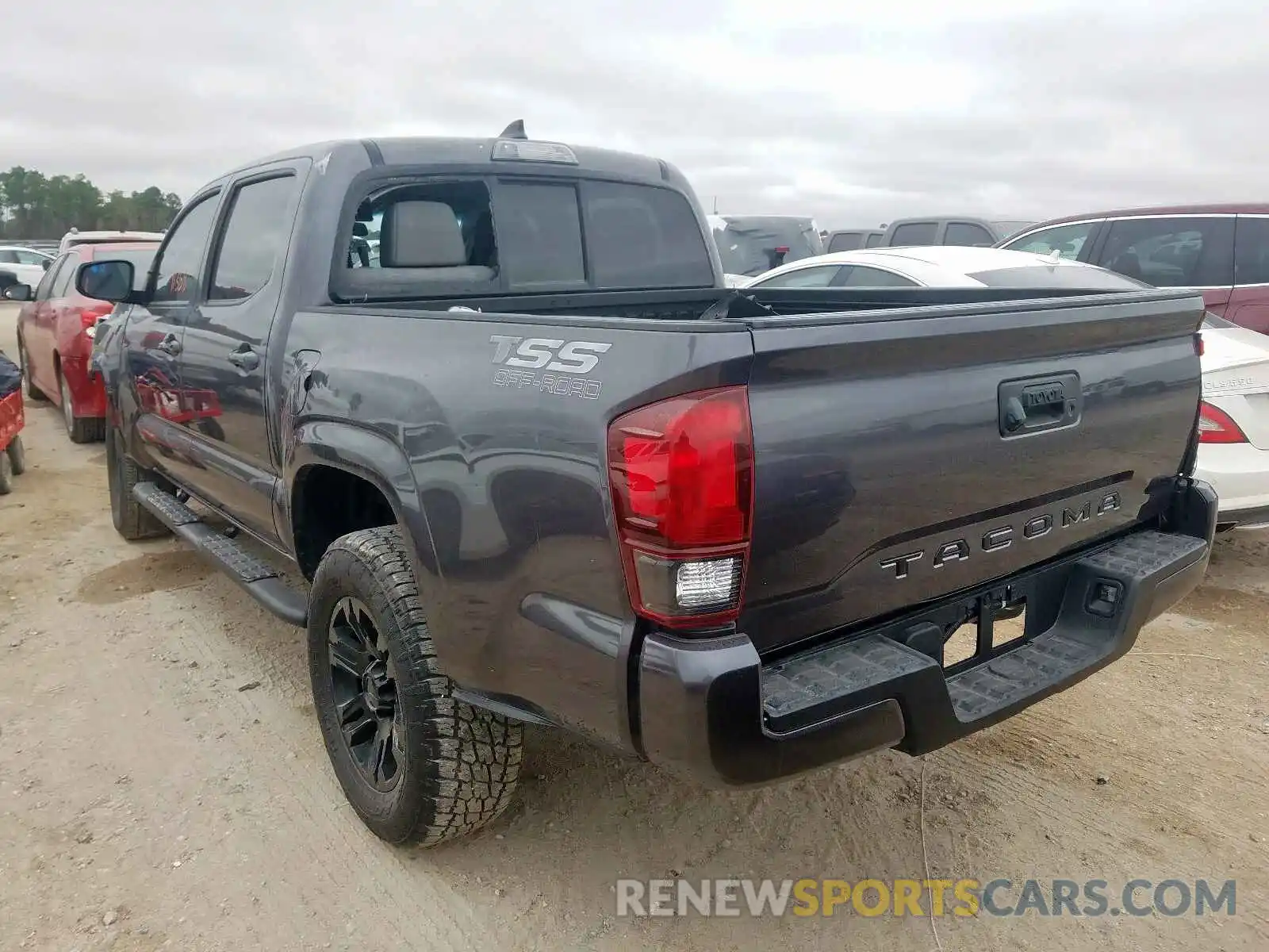 3 Photograph of a damaged car 5TFAX5GN7KX141530 TOYOTA TACOMA 2019