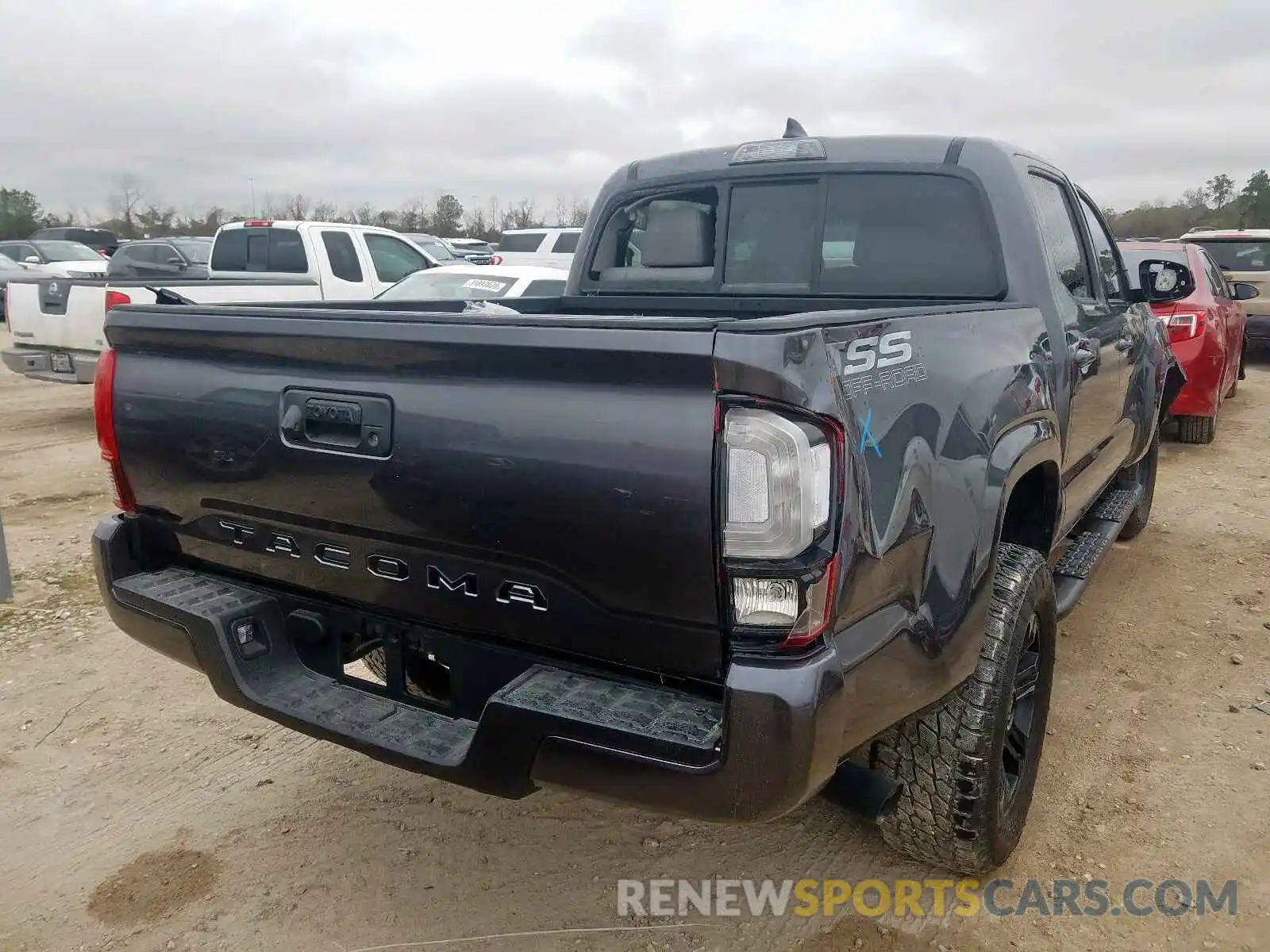 4 Photograph of a damaged car 5TFAX5GN7KX141530 TOYOTA TACOMA 2019