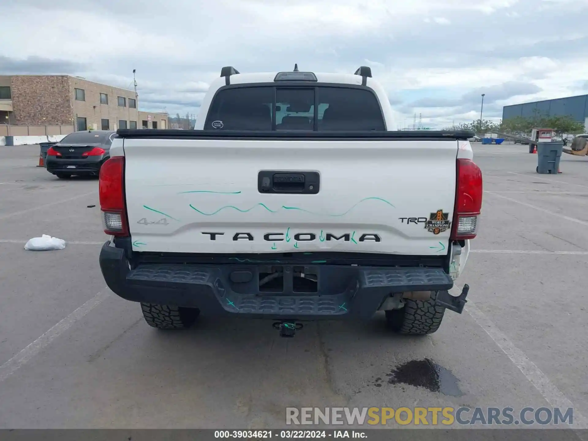 6 Photograph of a damaged car 5TFAX5GN7KX141592 TOYOTA TACOMA 2019