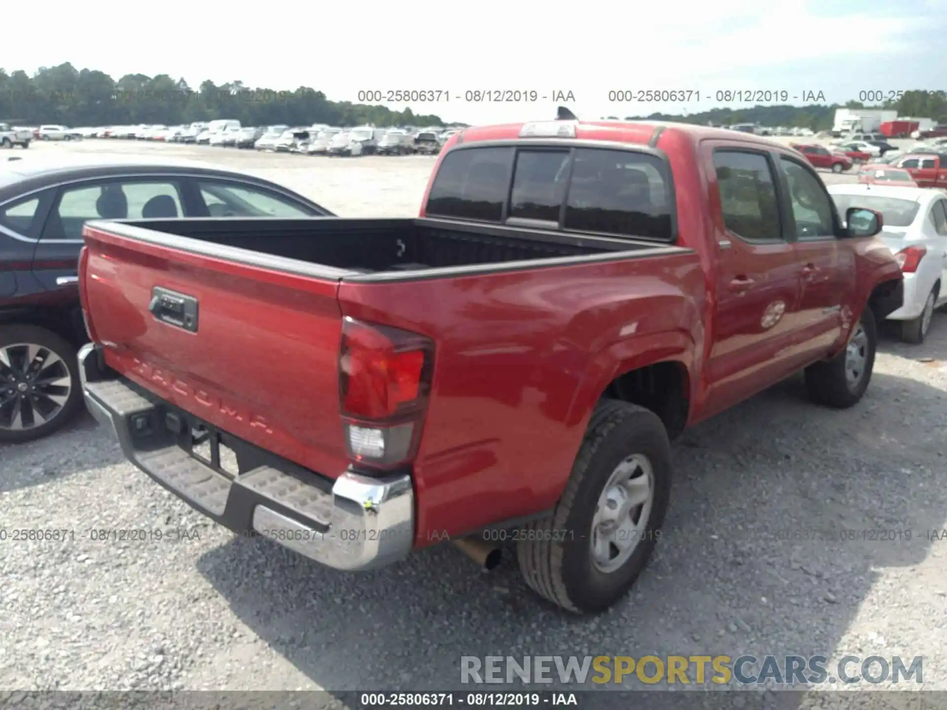 4 Photograph of a damaged car 5TFAX5GN7KX144668 TOYOTA TACOMA 2019