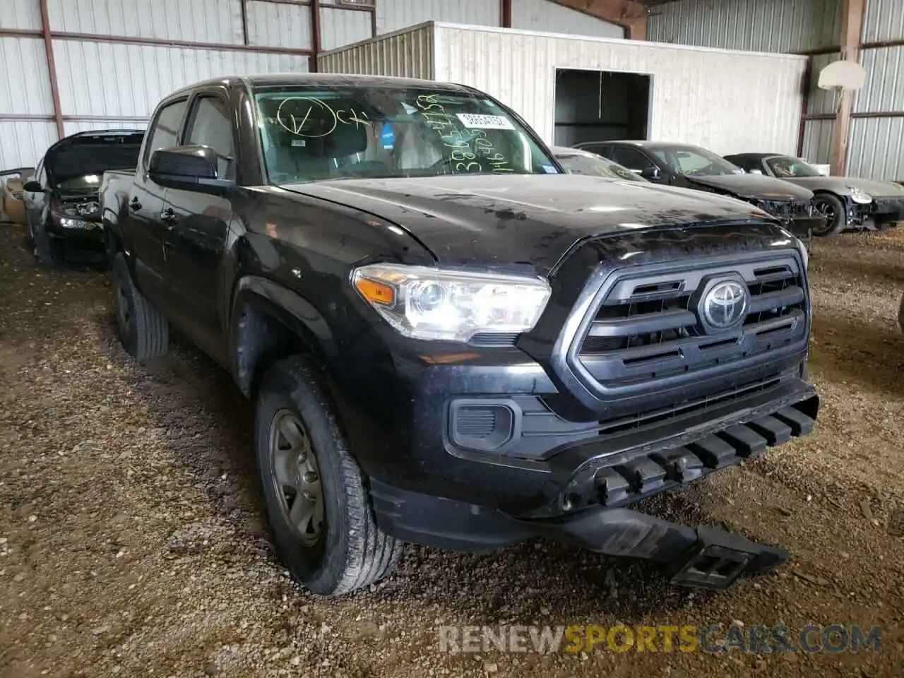 1 Photograph of a damaged car 5TFAX5GN7KX146405 TOYOTA TACOMA 2019