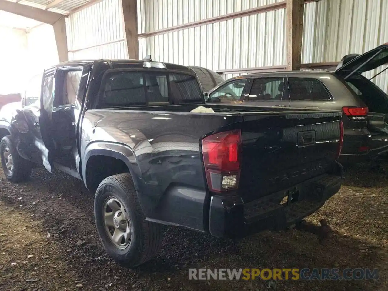 3 Photograph of a damaged car 5TFAX5GN7KX146405 TOYOTA TACOMA 2019