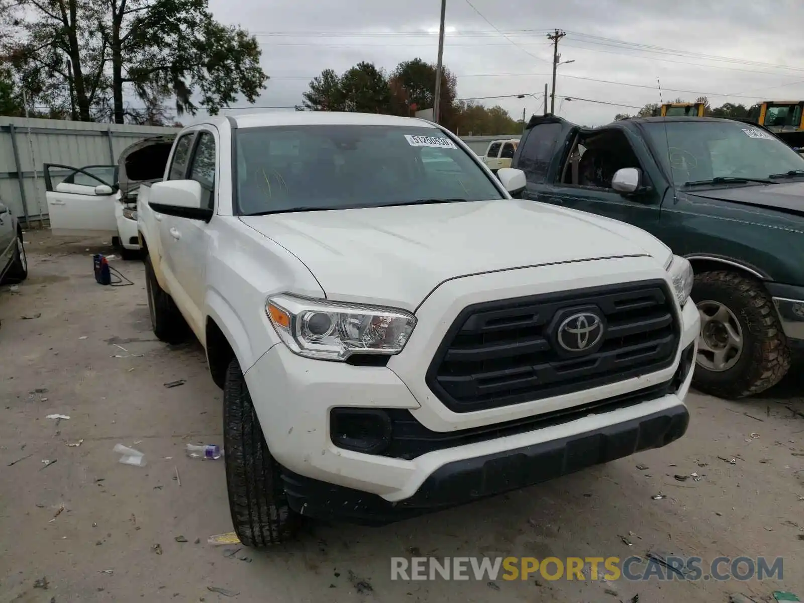 1 Photograph of a damaged car 5TFAX5GN7KX147814 TOYOTA TACOMA 2019