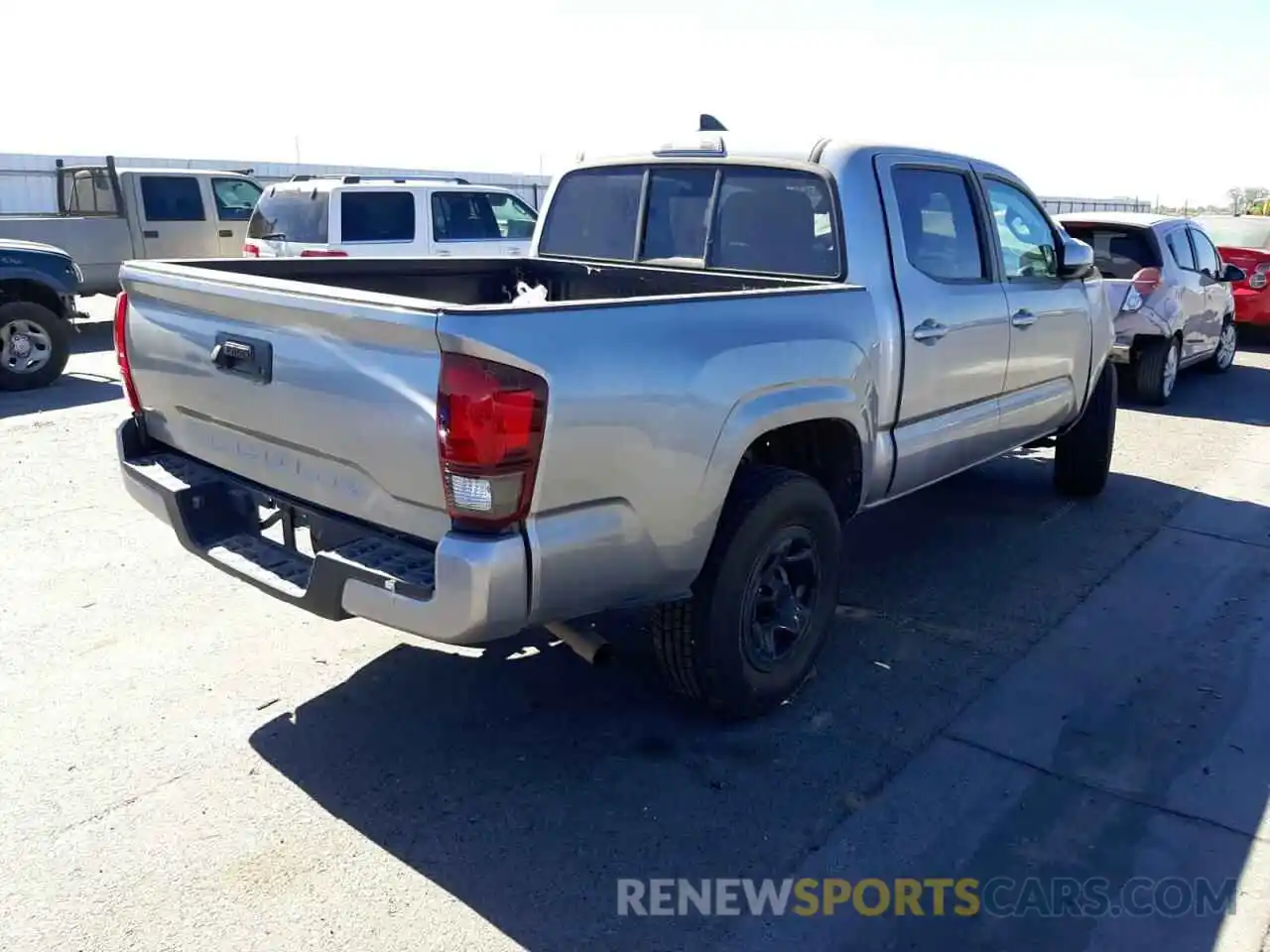 4 Photograph of a damaged car 5TFAX5GN7KX148896 TOYOTA TACOMA 2019