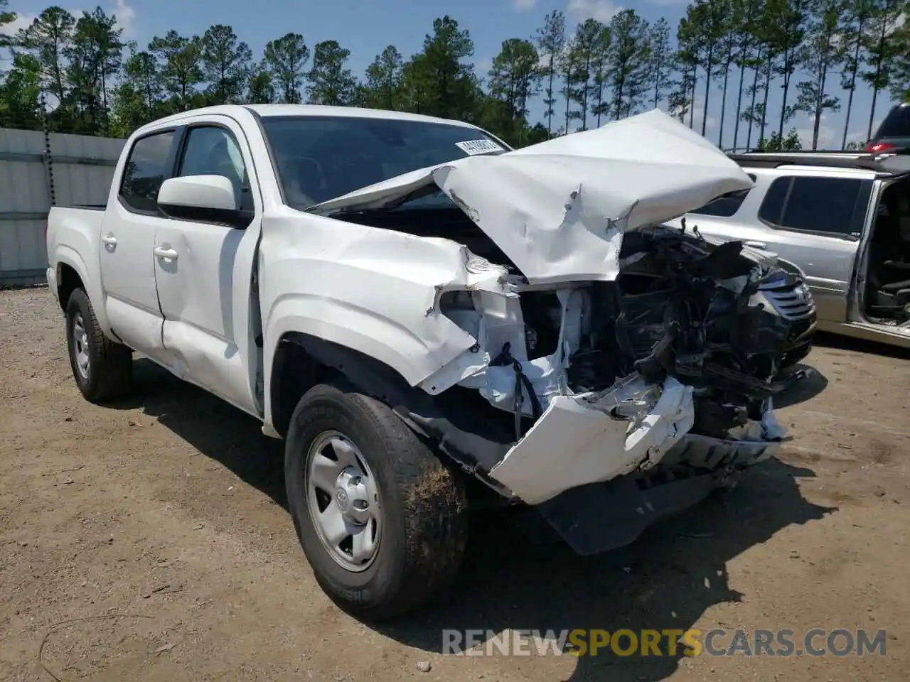 1 Photograph of a damaged car 5TFAX5GN7KX154570 TOYOTA TACOMA 2019