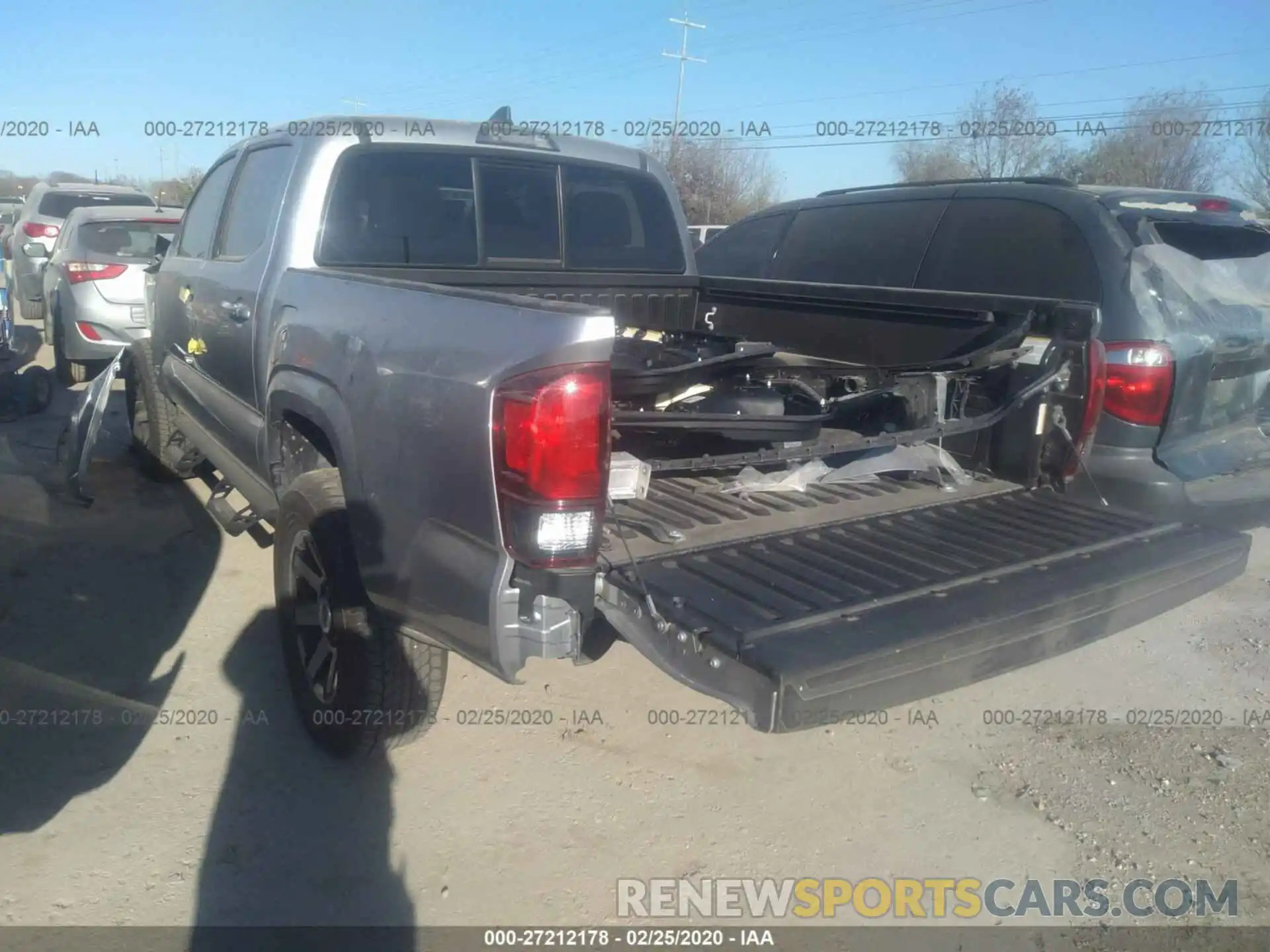 3 Photograph of a damaged car 5TFAX5GN7KX155993 TOYOTA TACOMA 2019