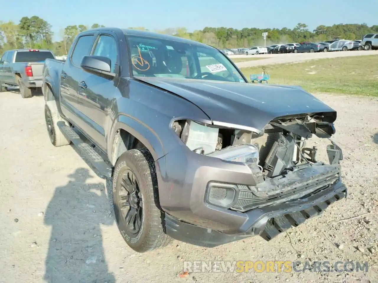 1 Photograph of a damaged car 5TFAX5GN7KX159400 TOYOTA TACOMA 2019