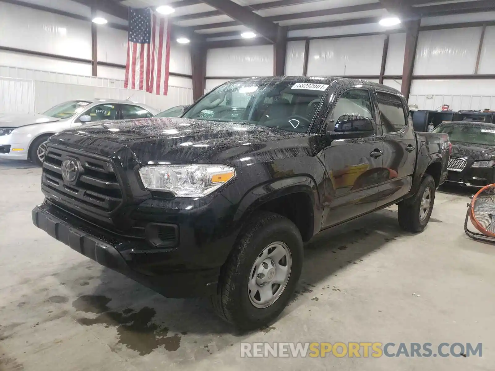 2 Photograph of a damaged car 5TFAX5GN7KX160143 TOYOTA TACOMA 2019