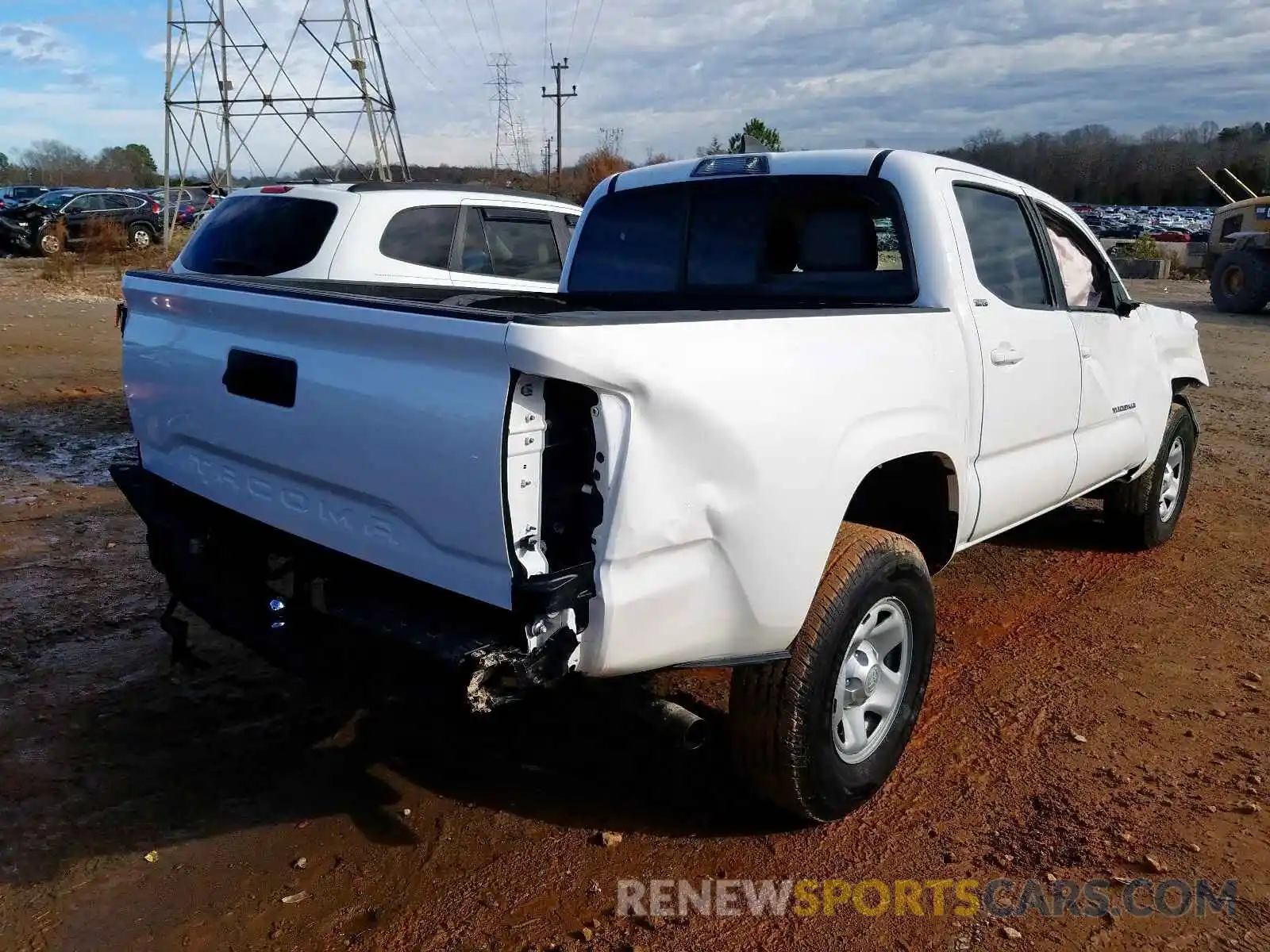 4 Photograph of a damaged car 5TFAX5GN8KX132321 TOYOTA TACOMA 2019