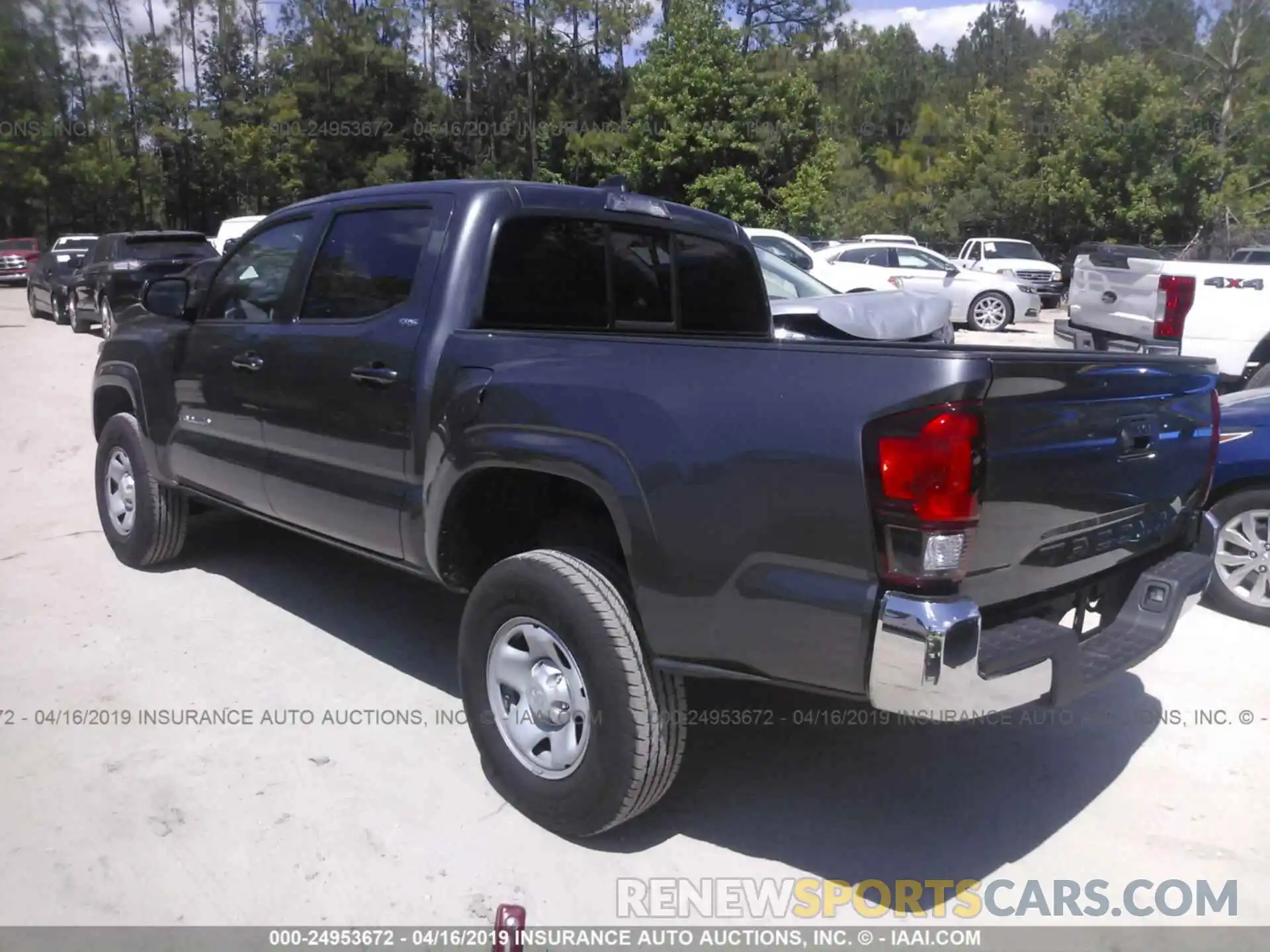 3 Photograph of a damaged car 5TFAX5GN8KX132531 TOYOTA TACOMA 2019