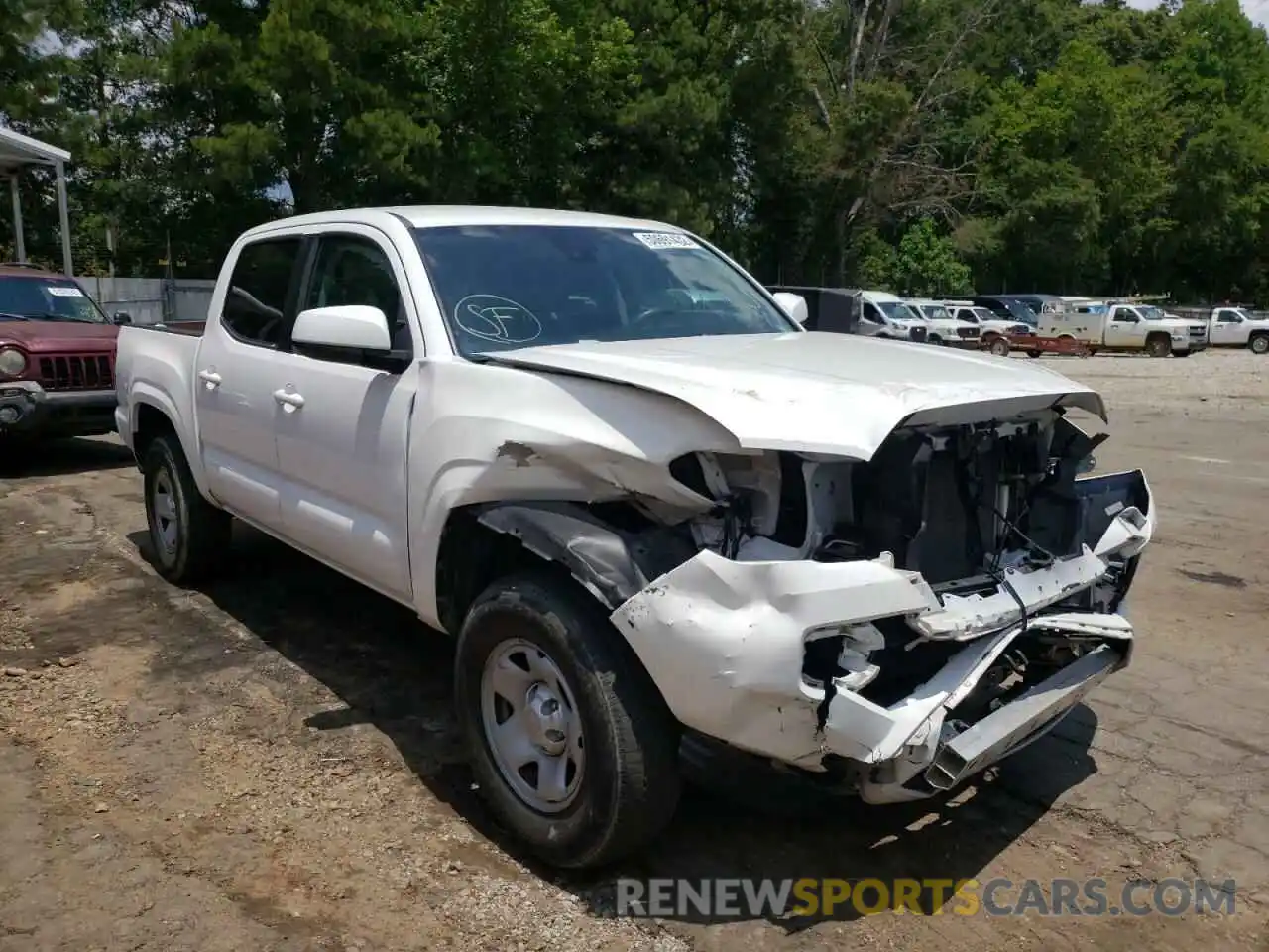 1 Photograph of a damaged car 5TFAX5GN8KX132609 TOYOTA TACOMA 2019