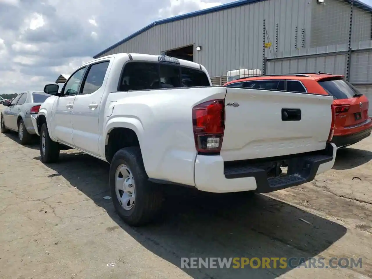 3 Photograph of a damaged car 5TFAX5GN8KX132609 TOYOTA TACOMA 2019