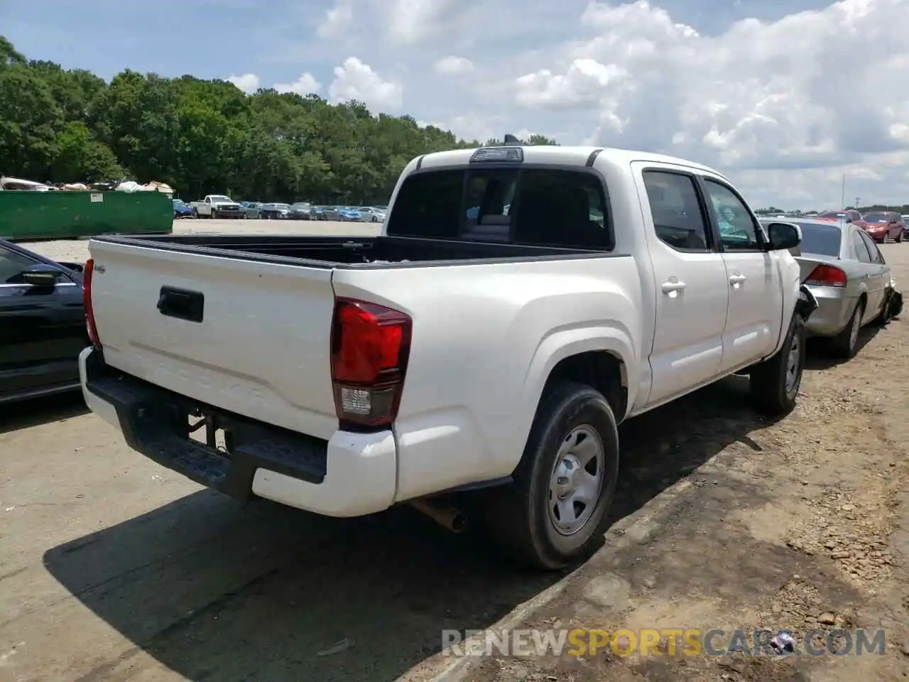 4 Photograph of a damaged car 5TFAX5GN8KX132609 TOYOTA TACOMA 2019