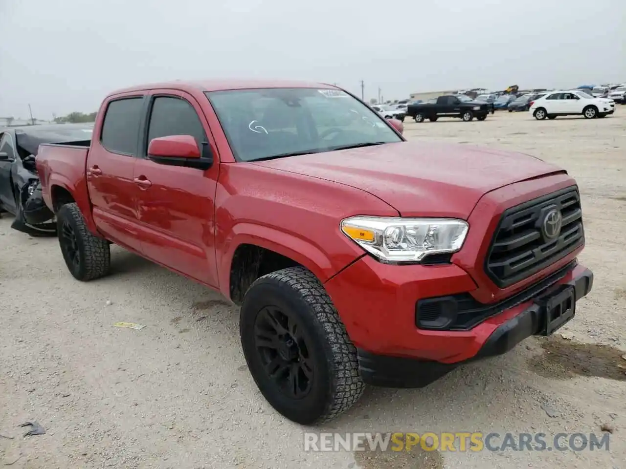 1 Photograph of a damaged car 5TFAX5GN8KX133517 TOYOTA TACOMA 2019