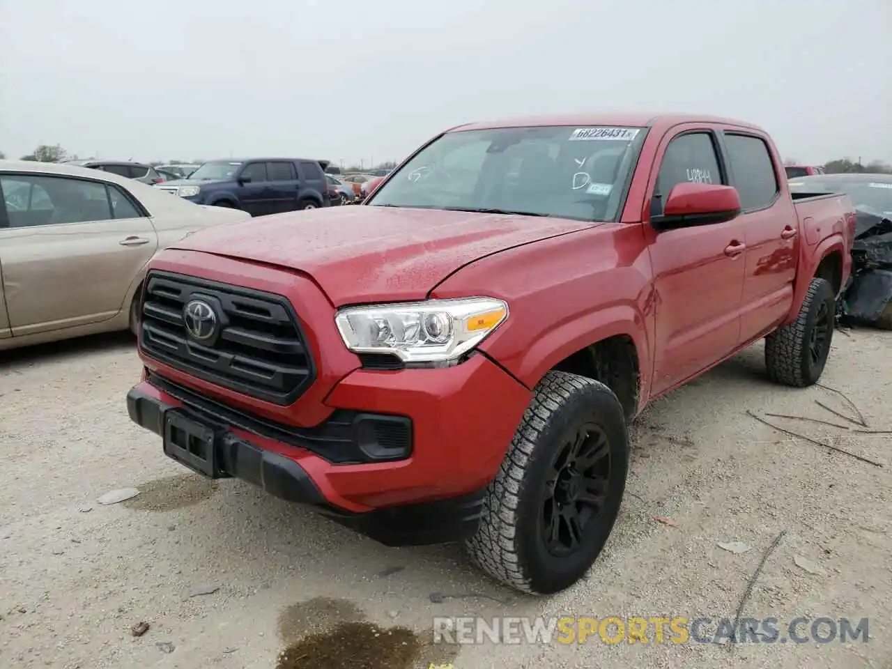 2 Photograph of a damaged car 5TFAX5GN8KX133517 TOYOTA TACOMA 2019