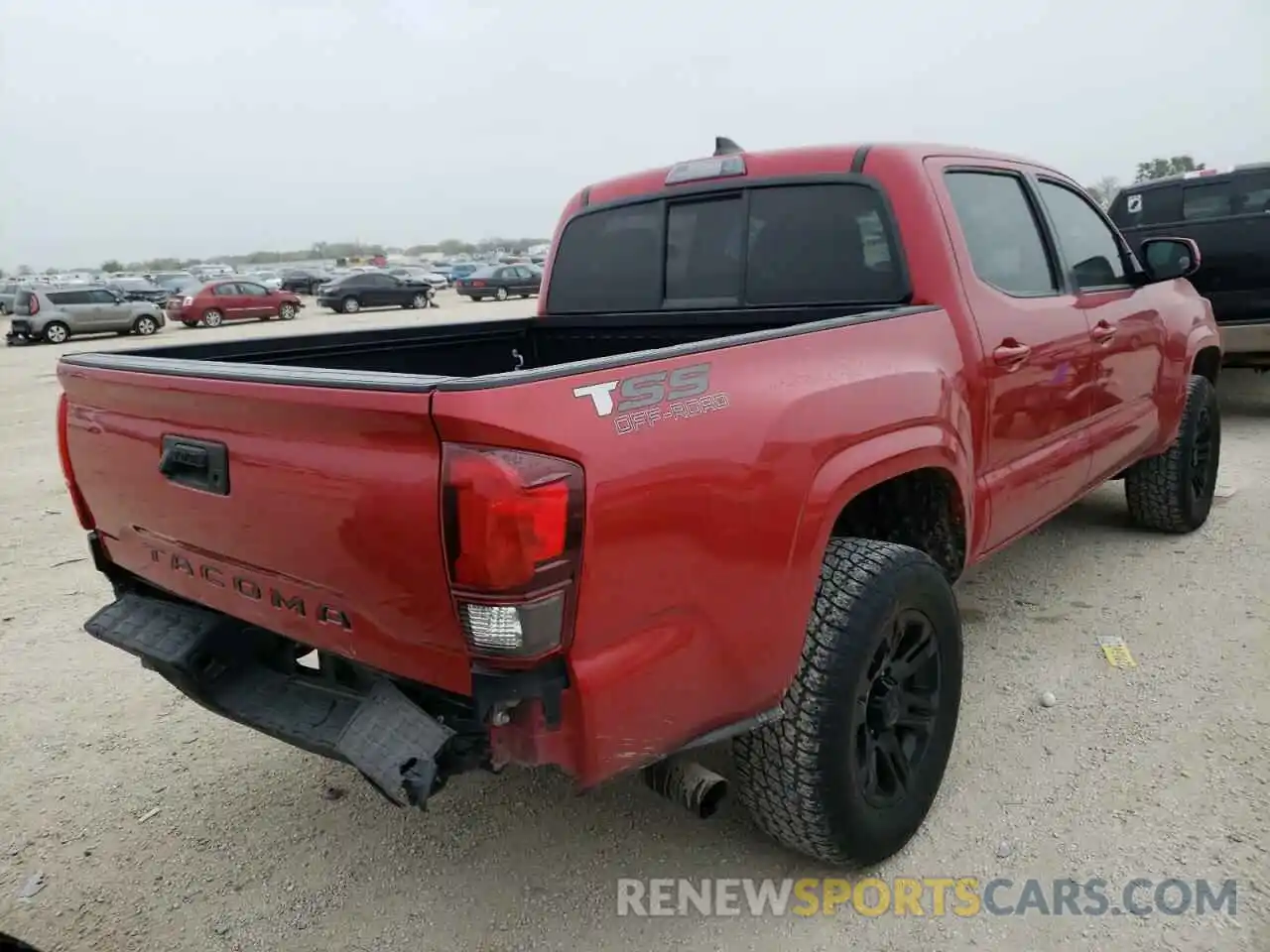 4 Photograph of a damaged car 5TFAX5GN8KX133517 TOYOTA TACOMA 2019