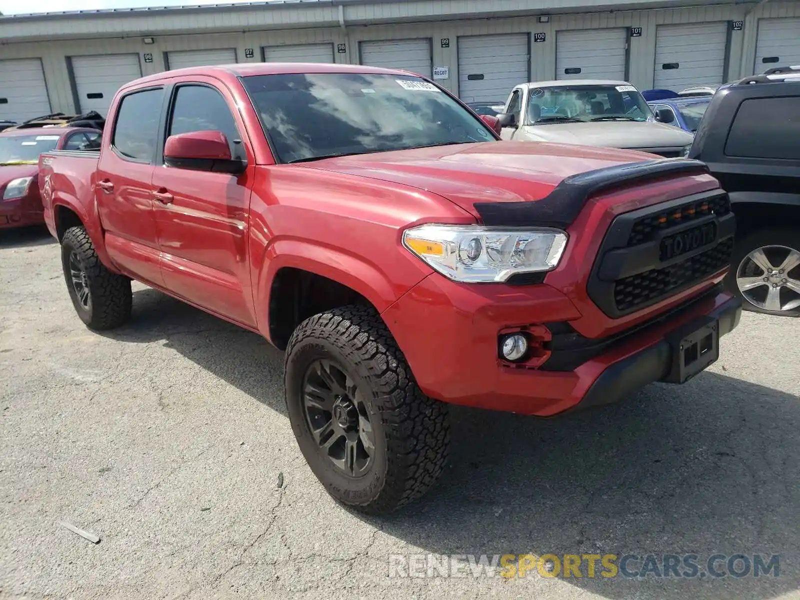 1 Photograph of a damaged car 5TFAX5GN8KX133808 TOYOTA TACOMA 2019