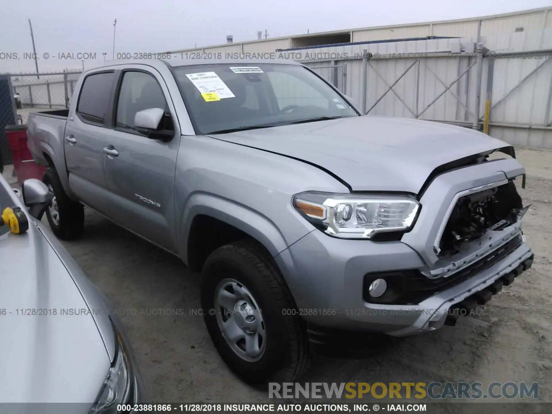 1 Photograph of a damaged car 5TFAX5GN8KX134800 Toyota Tacoma 2019