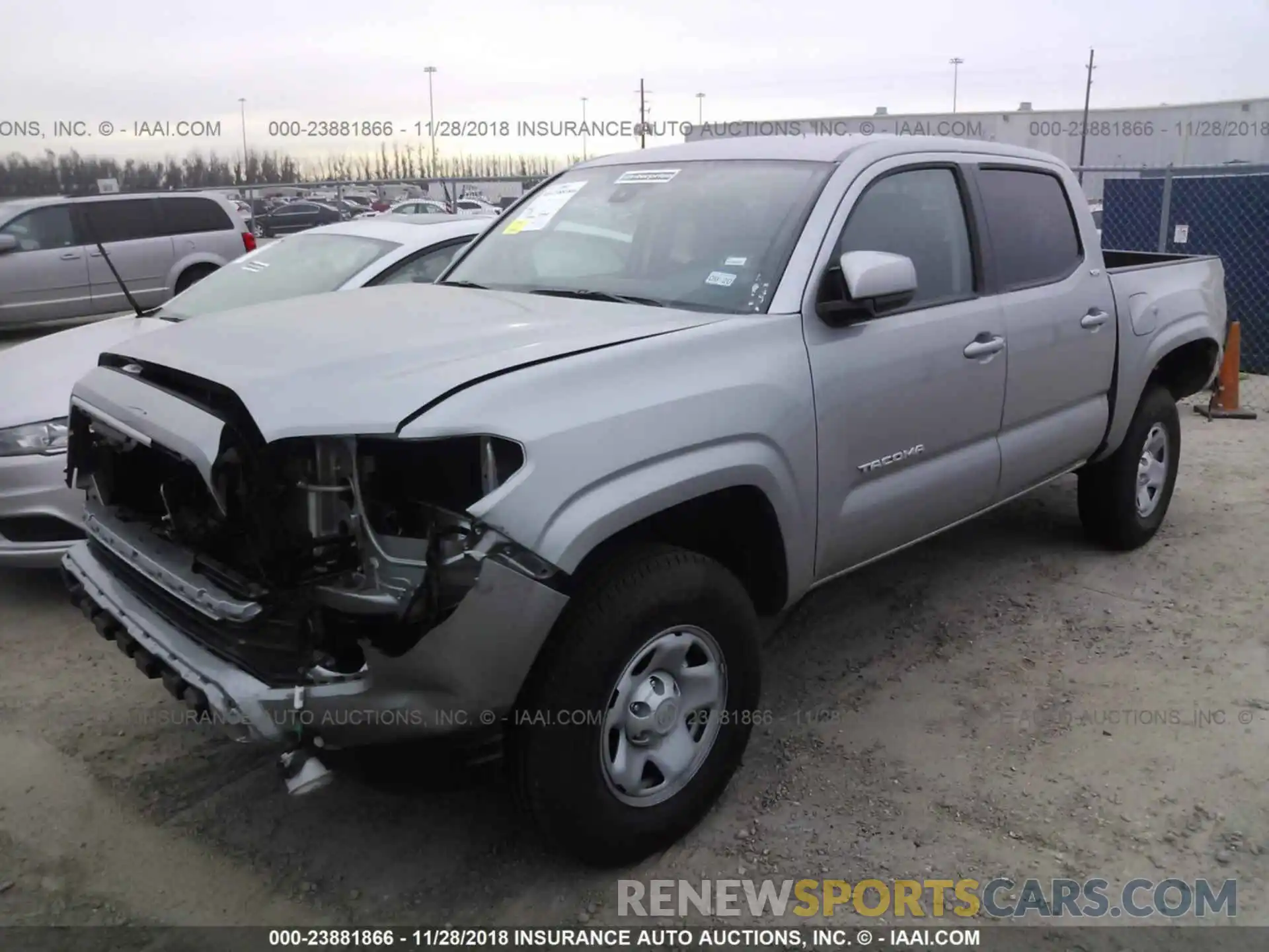 2 Photograph of a damaged car 5TFAX5GN8KX134800 Toyota Tacoma 2019