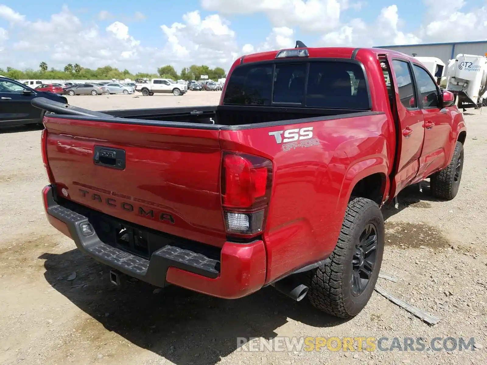 4 Photograph of a damaged car 5TFAX5GN8KX134845 TOYOTA TACOMA 2019