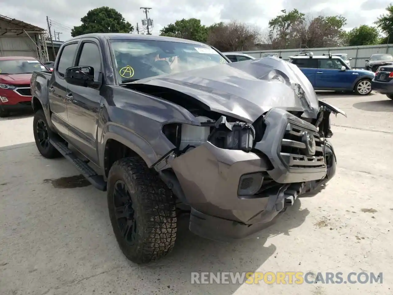 1 Photograph of a damaged car 5TFAX5GN8KX135557 TOYOTA TACOMA 2019