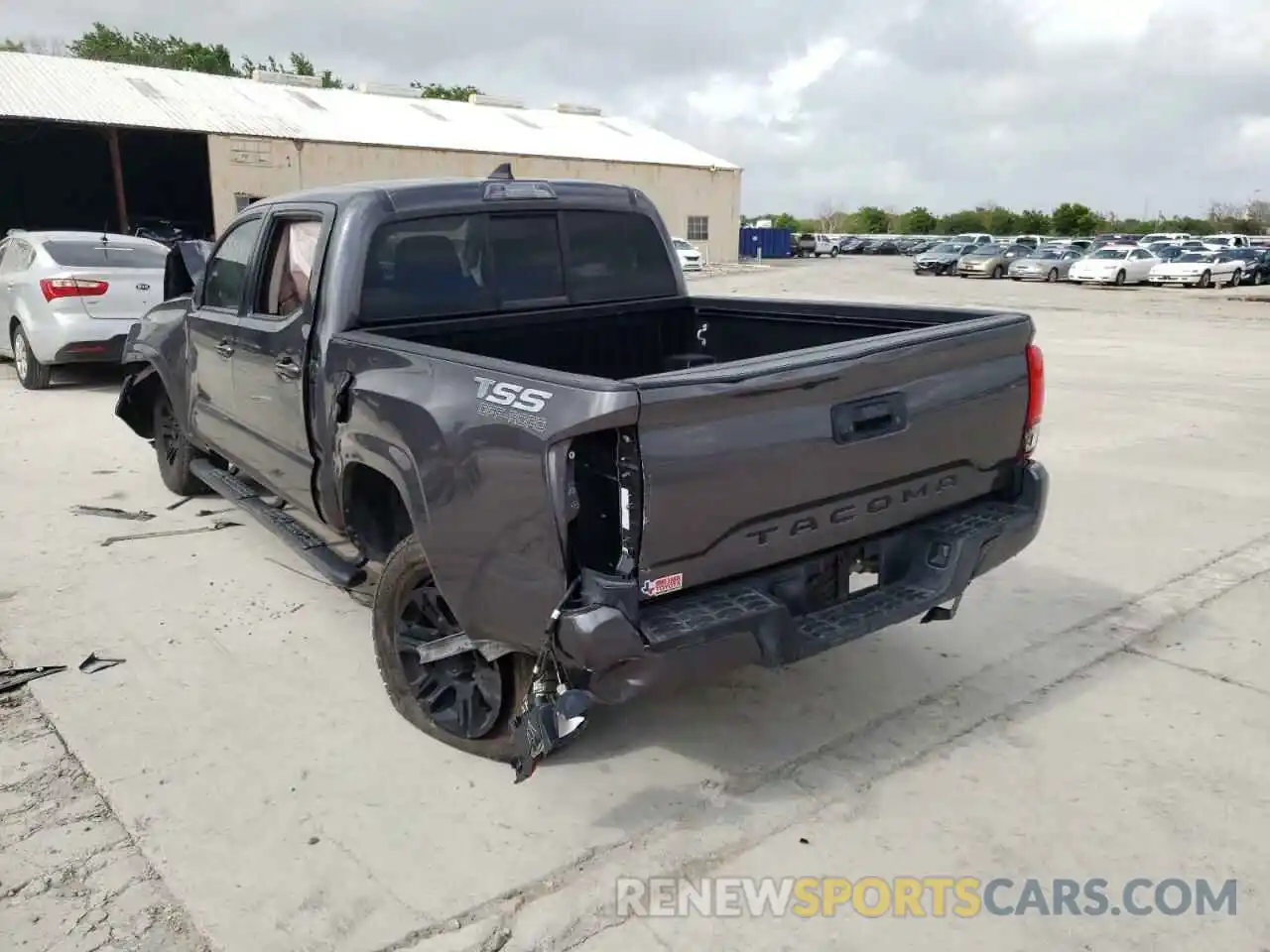 3 Photograph of a damaged car 5TFAX5GN8KX135557 TOYOTA TACOMA 2019