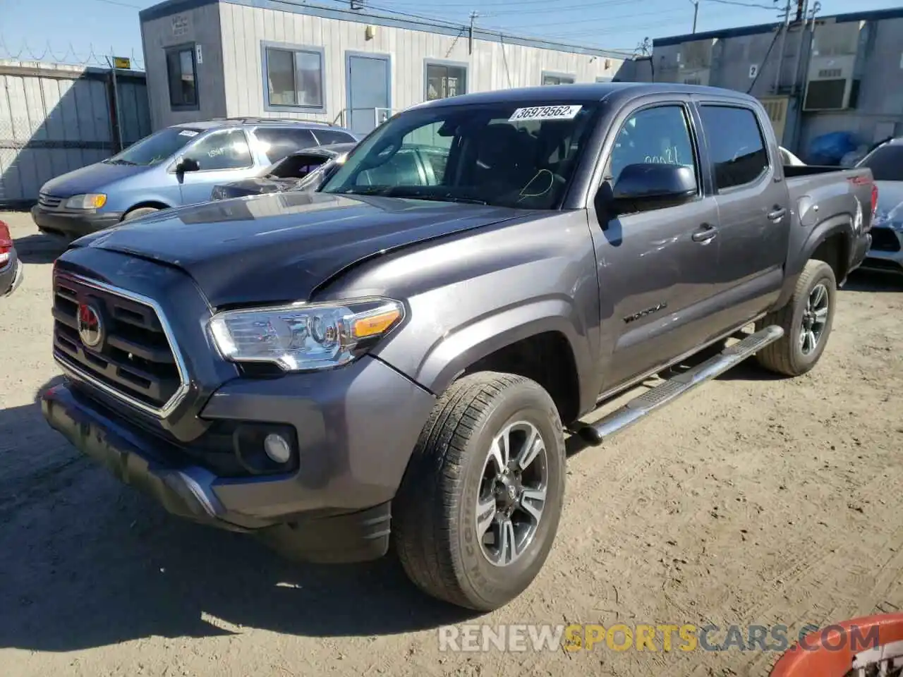 2 Photograph of a damaged car 5TFAX5GN8KX137101 TOYOTA TACOMA 2019