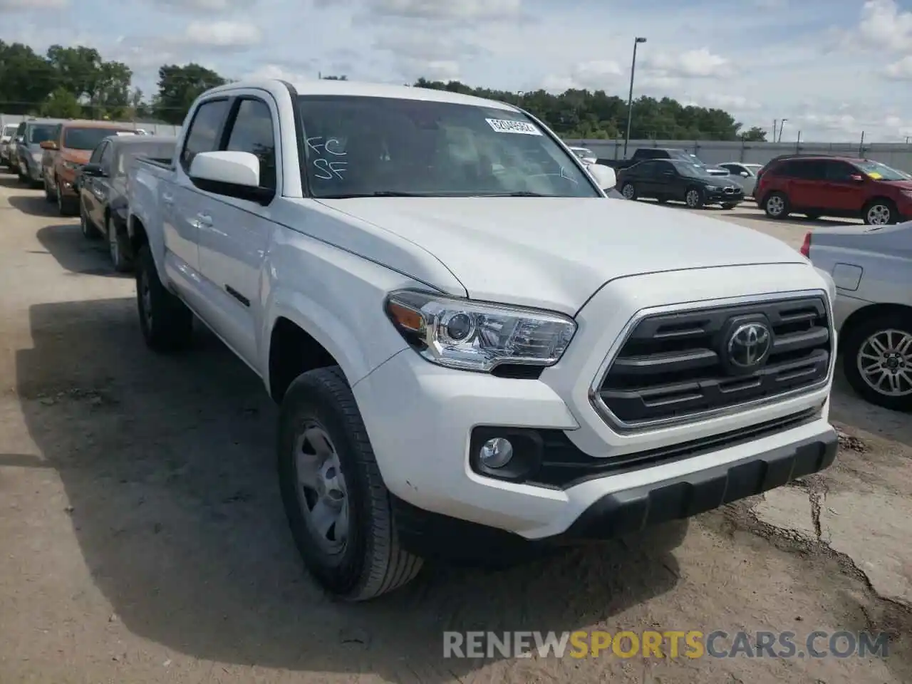 1 Photograph of a damaged car 5TFAX5GN8KX137938 TOYOTA TACOMA 2019