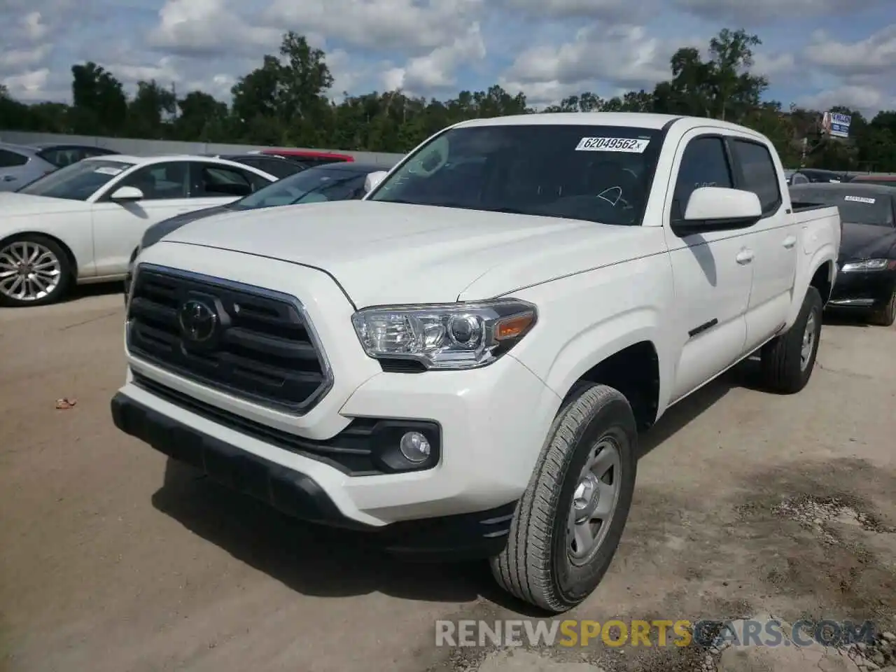 2 Photograph of a damaged car 5TFAX5GN8KX137938 TOYOTA TACOMA 2019