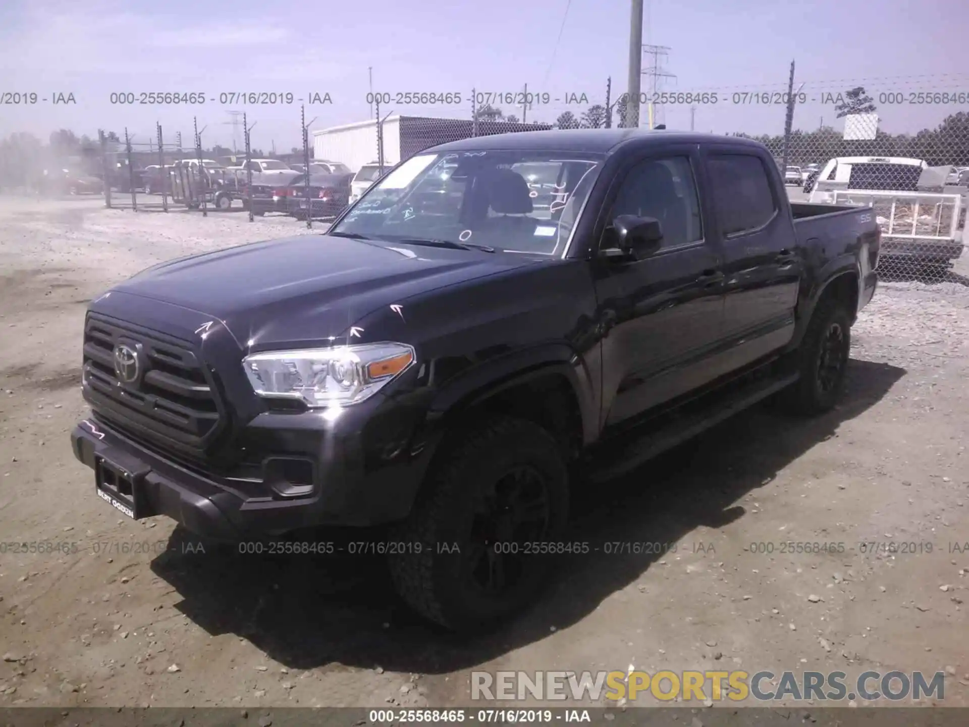 2 Photograph of a damaged car 5TFAX5GN8KX139169 TOYOTA TACOMA 2019