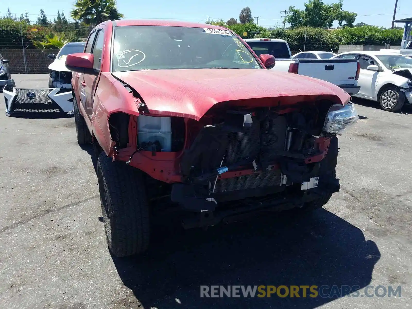 9 Photograph of a damaged car 5TFAX5GN8KX140273 TOYOTA TACOMA 2019