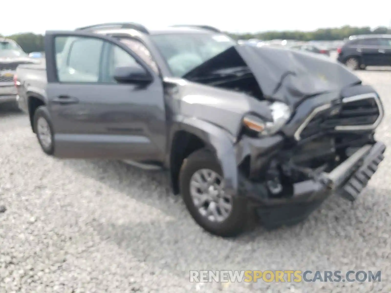 1 Photograph of a damaged car 5TFAX5GN8KX141844 TOYOTA TACOMA 2019