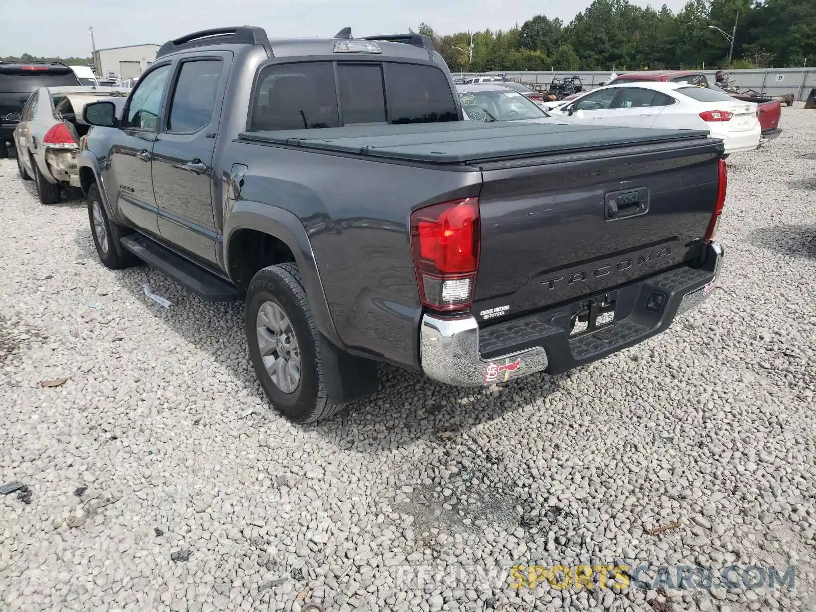 3 Photograph of a damaged car 5TFAX5GN8KX141844 TOYOTA TACOMA 2019