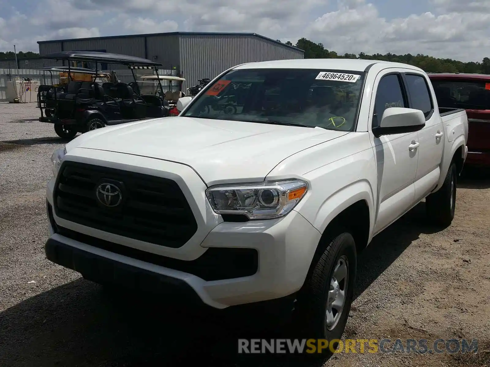 2 Photograph of a damaged car 5TFAX5GN8KX144551 TOYOTA TACOMA 2019