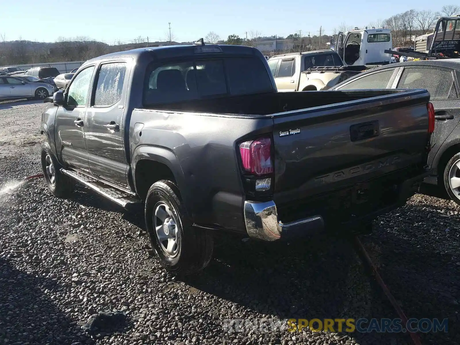 3 Photograph of a damaged car 5TFAX5GN8KX145585 TOYOTA TACOMA 2019