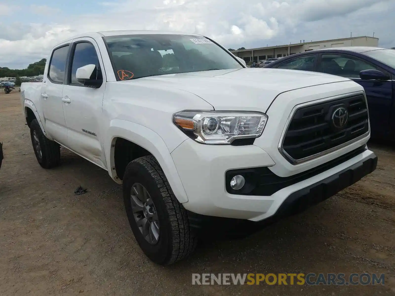 1 Photograph of a damaged car 5TFAX5GN8KX145957 TOYOTA TACOMA 2019