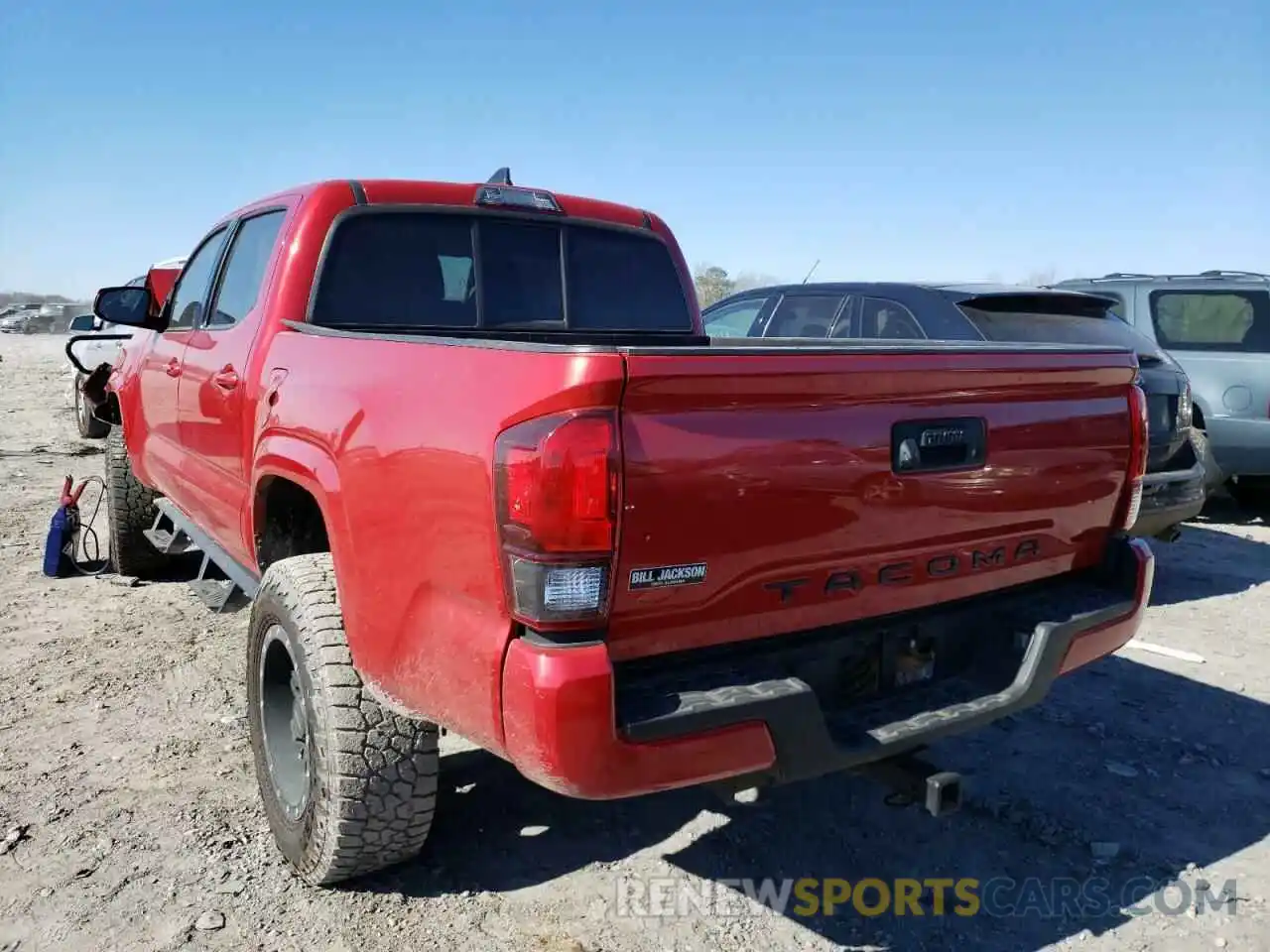 3 Photograph of a damaged car 5TFAX5GN8KX148342 TOYOTA TACOMA 2019