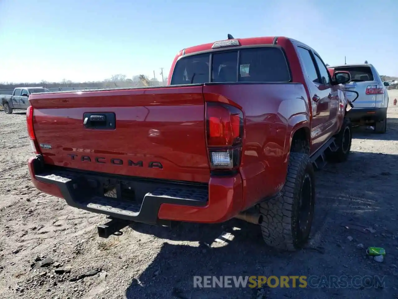 4 Photograph of a damaged car 5TFAX5GN8KX148342 TOYOTA TACOMA 2019