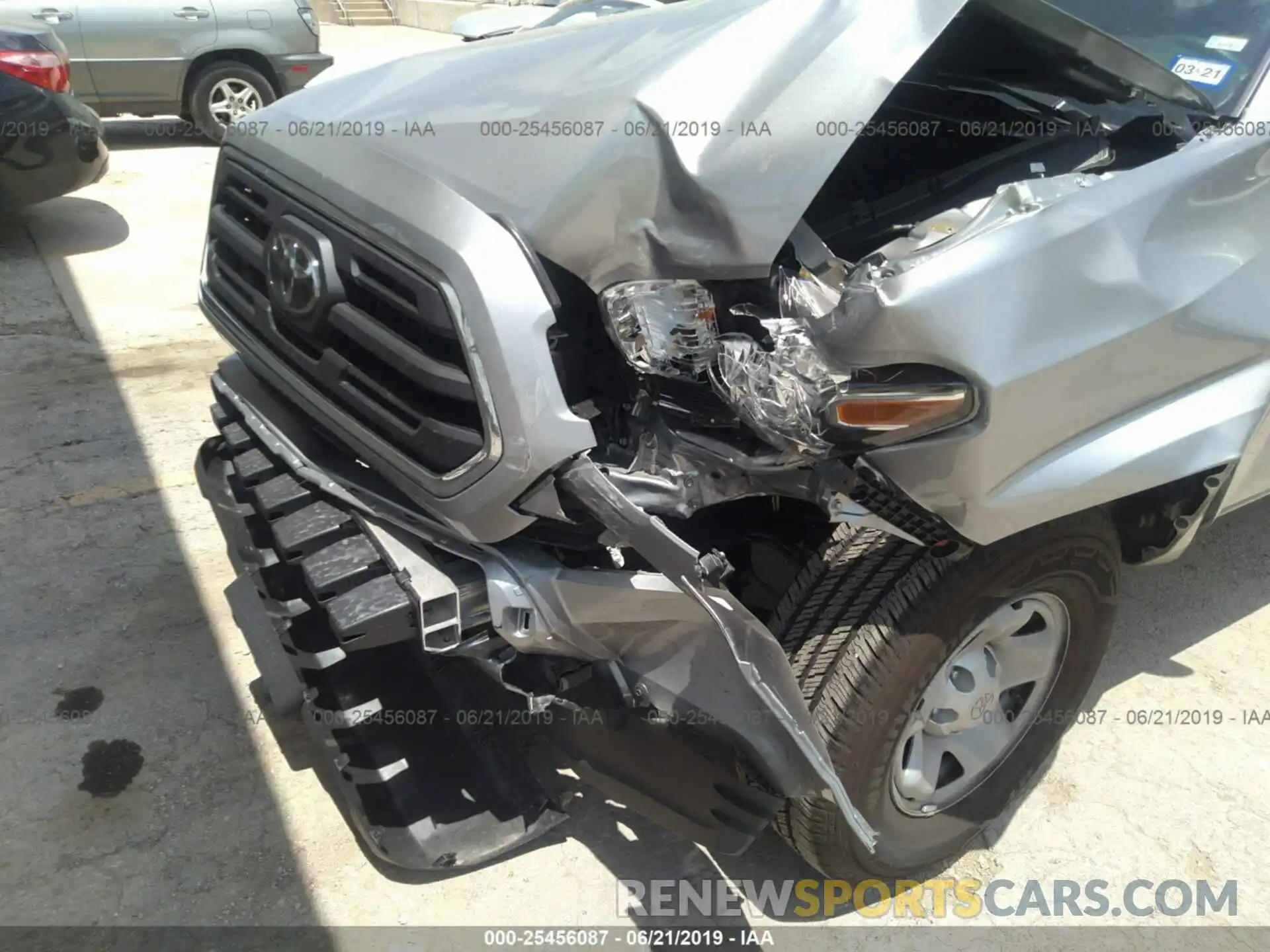 6 Photograph of a damaged car 5TFAX5GN8KX150320 TOYOTA TACOMA 2019