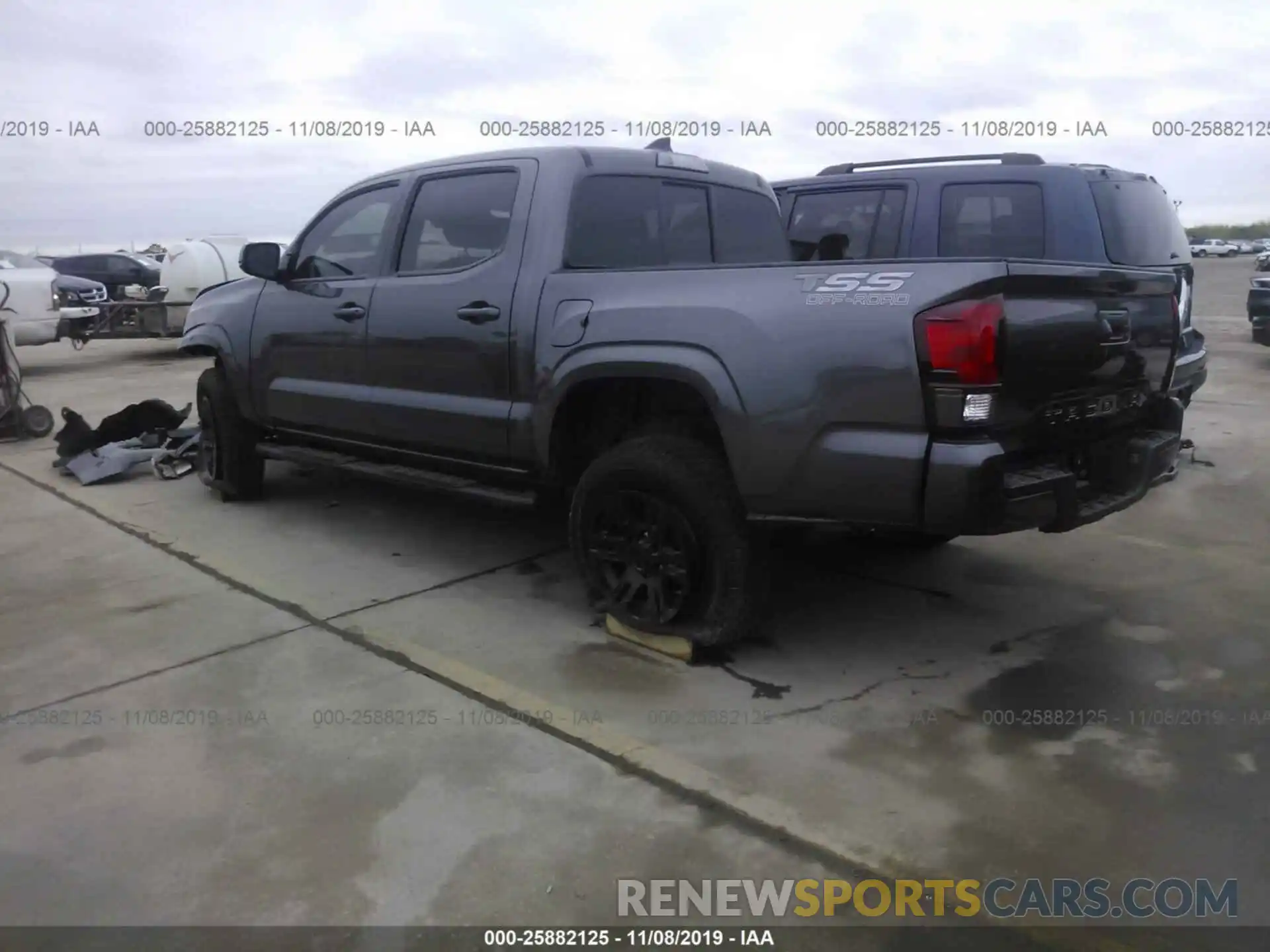 3 Photograph of a damaged car 5TFAX5GN8KX154710 TOYOTA TACOMA 2019