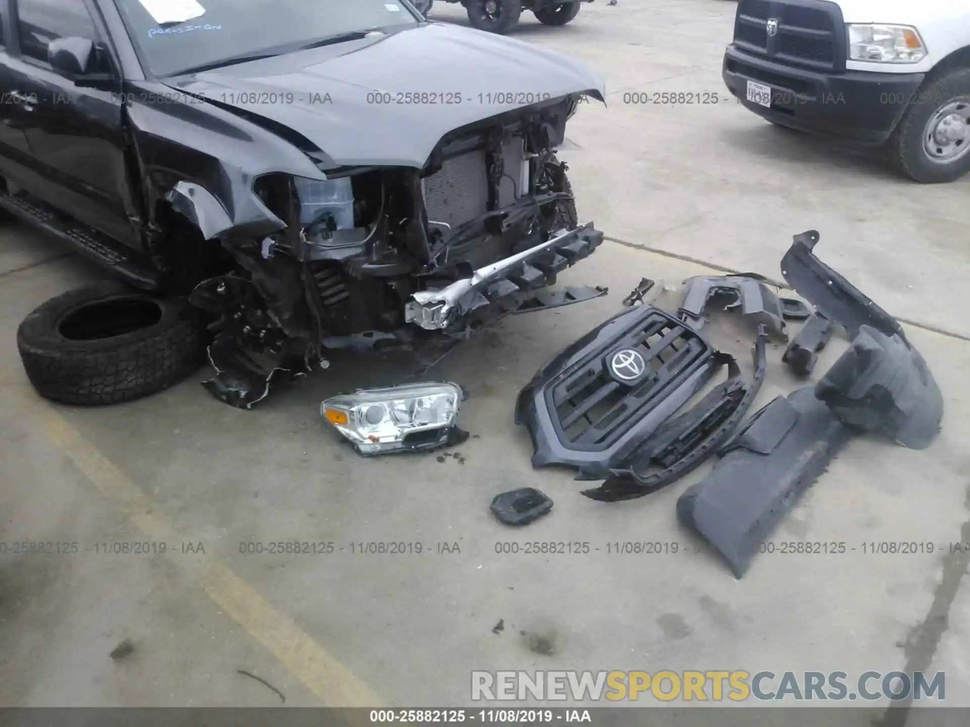 6 Photograph of a damaged car 5TFAX5GN8KX154710 TOYOTA TACOMA 2019