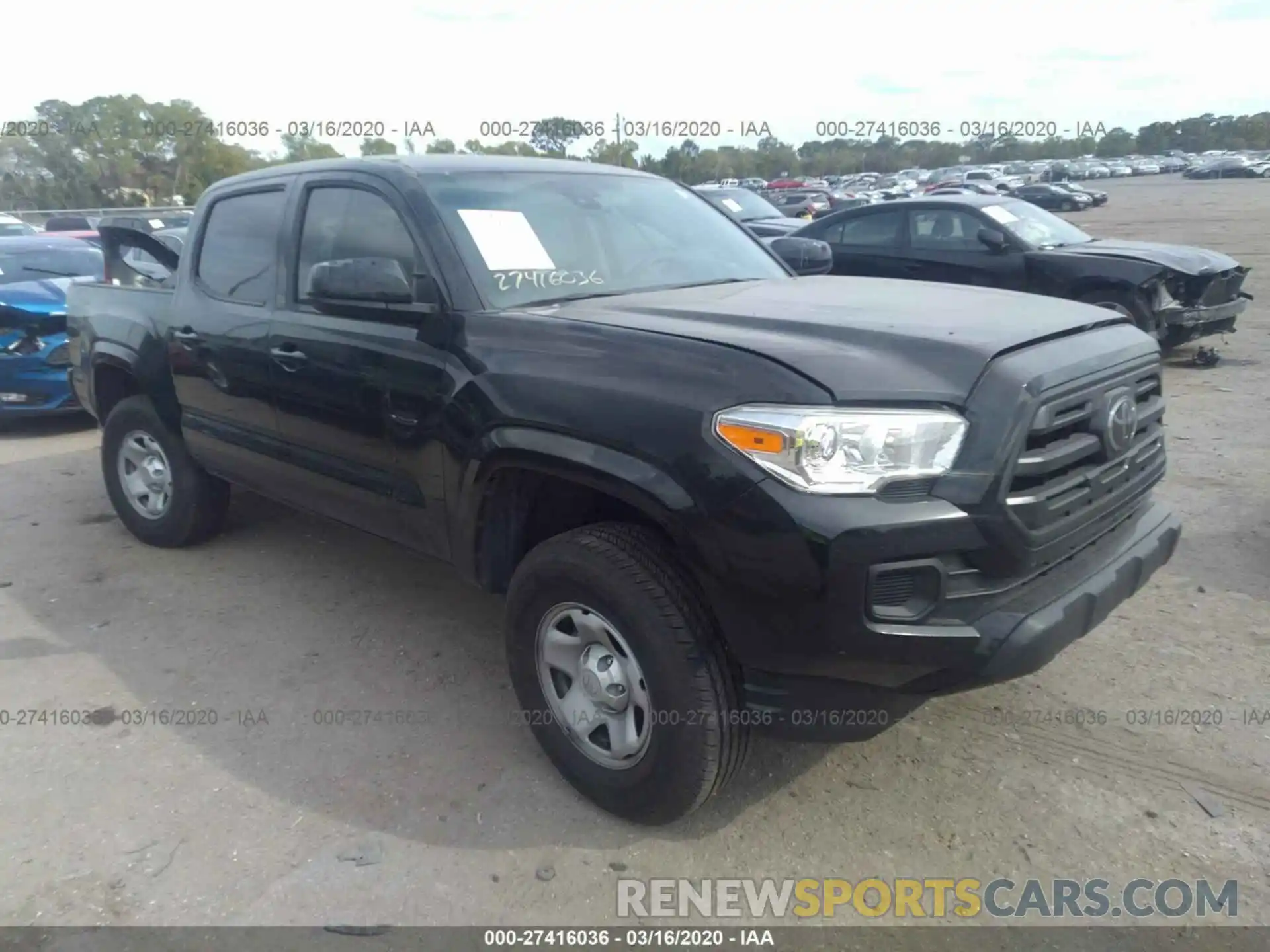 1 Фотография поврежденного автомобиля 5TFAX5GN8KX155257 TOYOTA TACOMA 2019