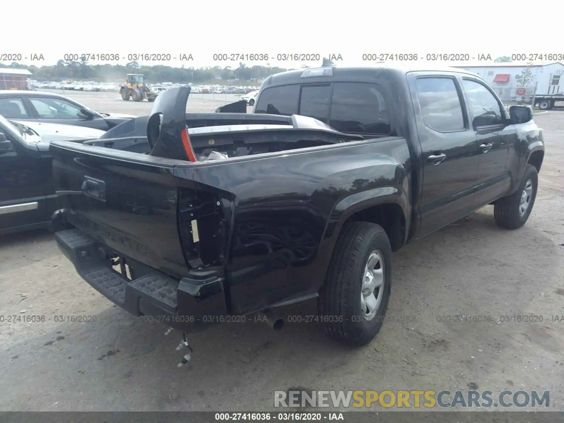 4 Фотография поврежденного автомобиля 5TFAX5GN8KX155257 TOYOTA TACOMA 2019