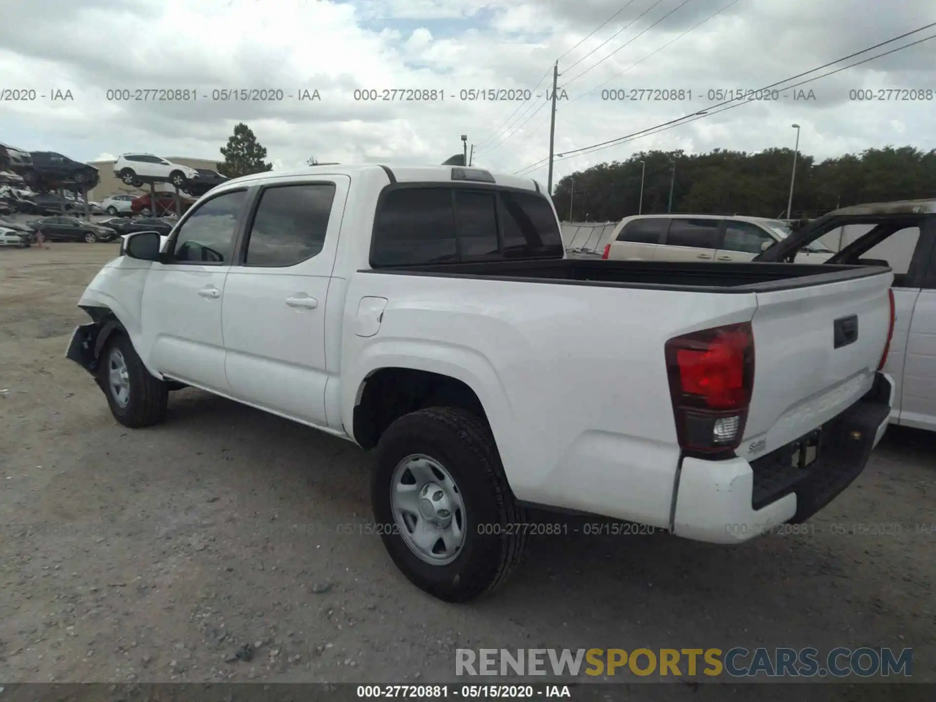 3 Photograph of a damaged car 5TFAX5GN8KX156425 TOYOTA TACOMA 2019